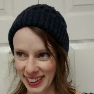 Blue & Green Merino Wool Hat-from Ireland!